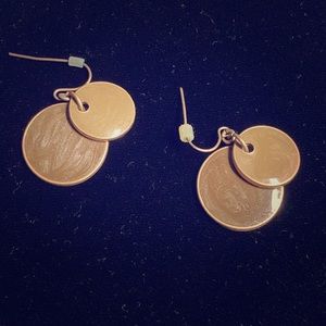 Tan/Brown Fishhook Earrings